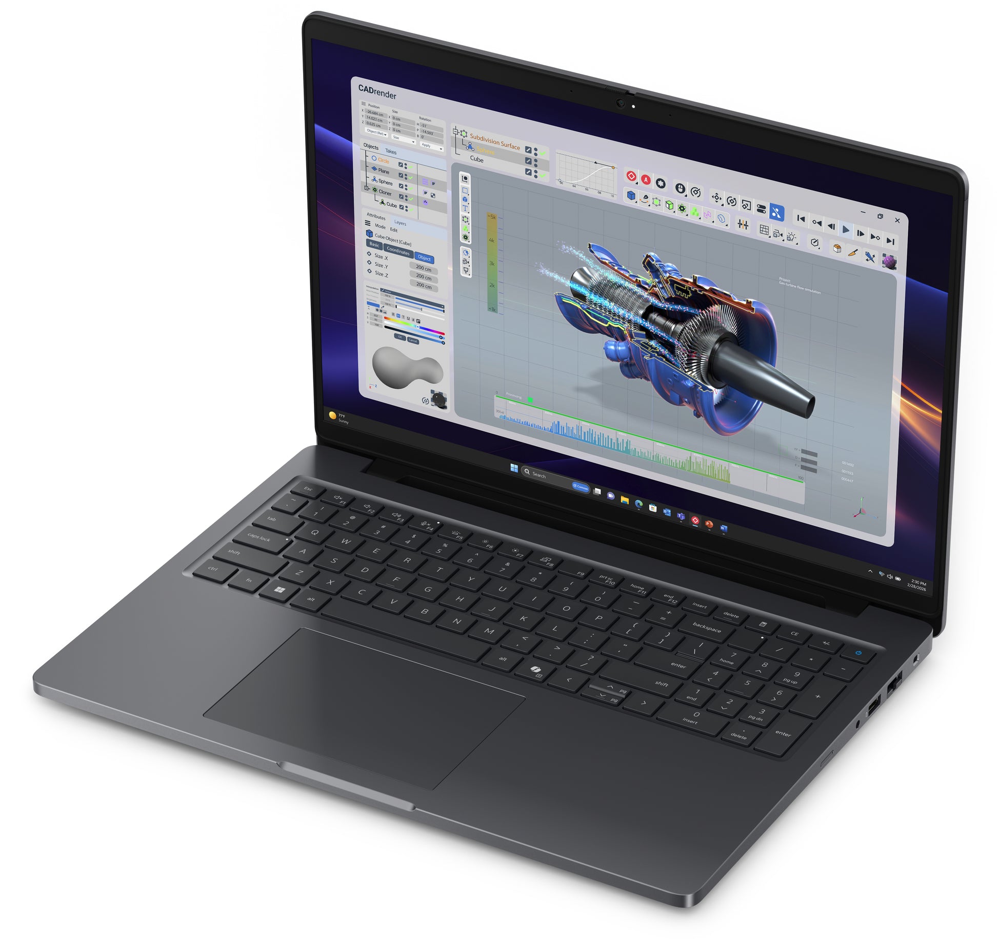 Dell Pro Precision 5 16 – 16" WUXGA, Core Ultra 7 366H, 32 GB, 1 TB SSD, RTX Pro 1000, Win 11 Pro, QWERTZ (CH)
