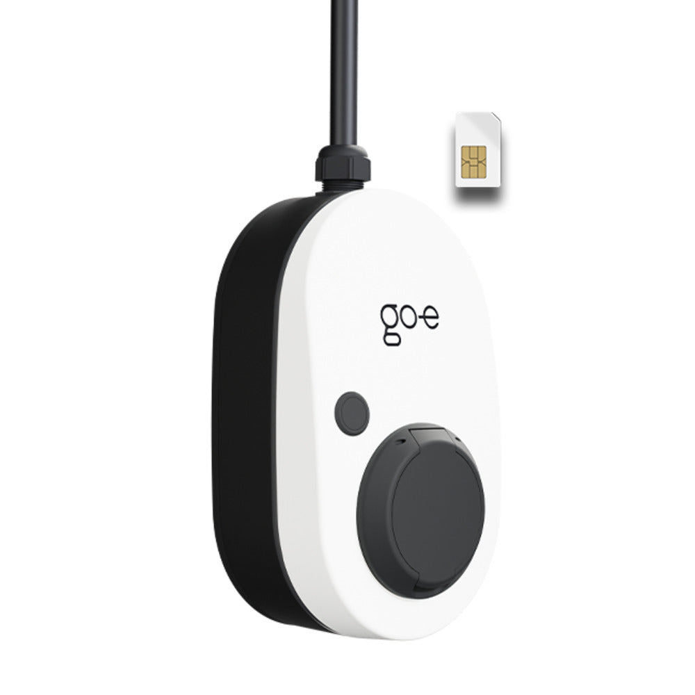 go-e Gemini 2.0 Wallbox – 22 kW, 3-phasig, 32 A, 1×Typ 2, Wandmontage, IP65, eSIM, WLAN