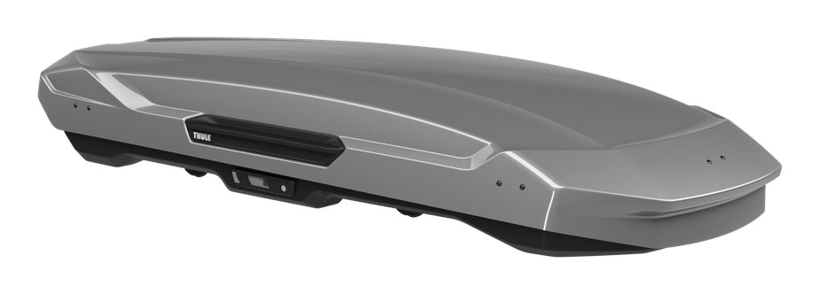 Thule Motion 3 XL low – Dachbox Hartschale, 400 l, 89 × 36 × 216 cm, Grau