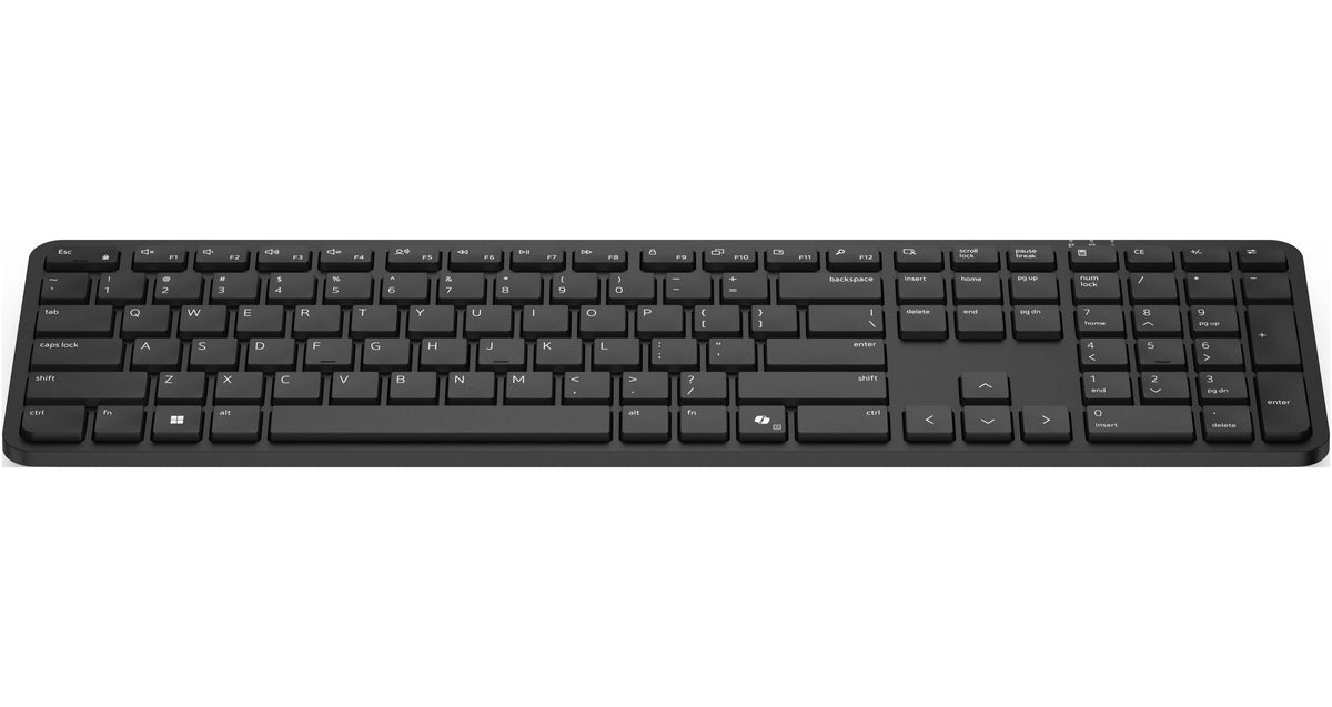 Dell Pro 5 KB526 – Tastatur – 100% – Membran – 2,4 GHz USB-A (Empfänger) – QWERTZ (DE) – Schwarz
