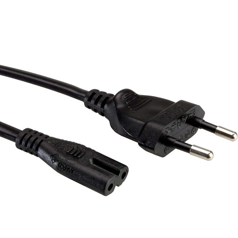 Origin Storage Netzkabel – Eurostecker (Typ C) – IEC C7, 1,5 m, Schwarz