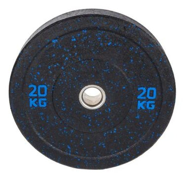 Fitcom HiTemp – Gewichtsscheibe, 20 kg, Ø 45 cm – Blau, Gummi