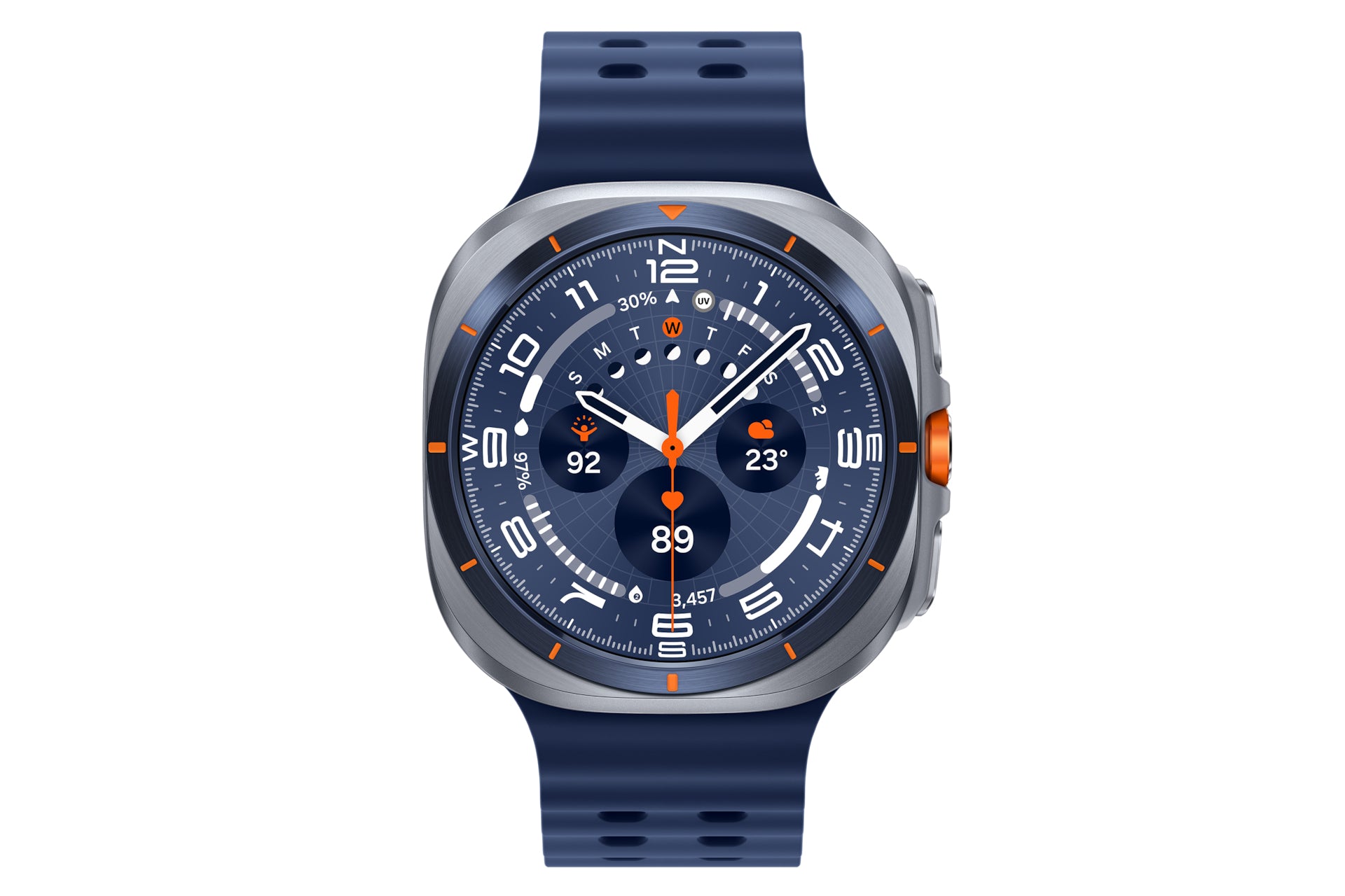 Samsung Galaxy Watch Ultra 3 47 mm GPS + Cellular – Titan Blau, 100 m
