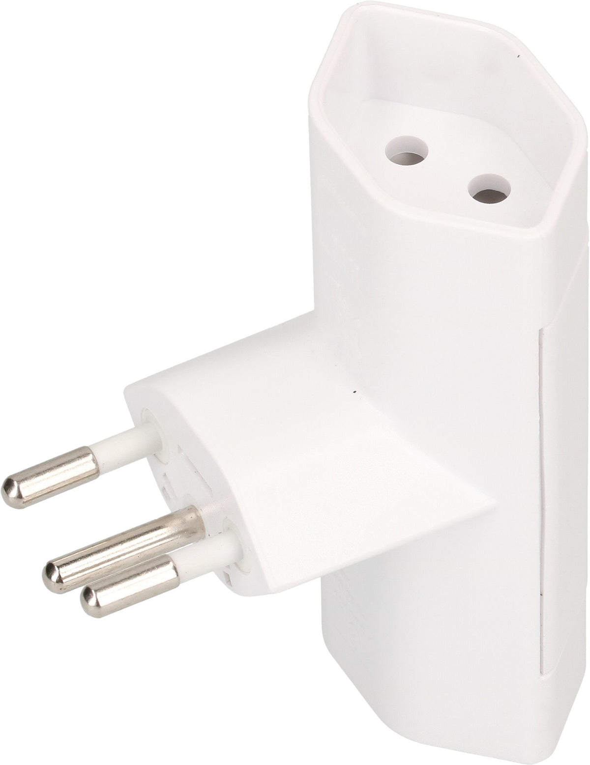 Max Hauri AG Steckdosenleiste, 2×T13, Eingang T12, 3-polig, 10 A 230 V, IP20 – weiss