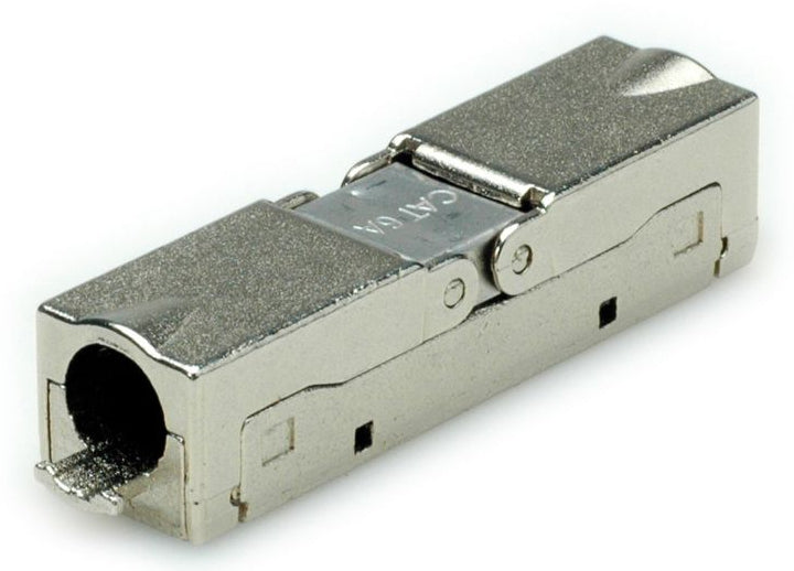 VALUE 26.99.0380 RJ-45-Kupplung – Cat6a, S/UTP (STP), AWG 22, Silber