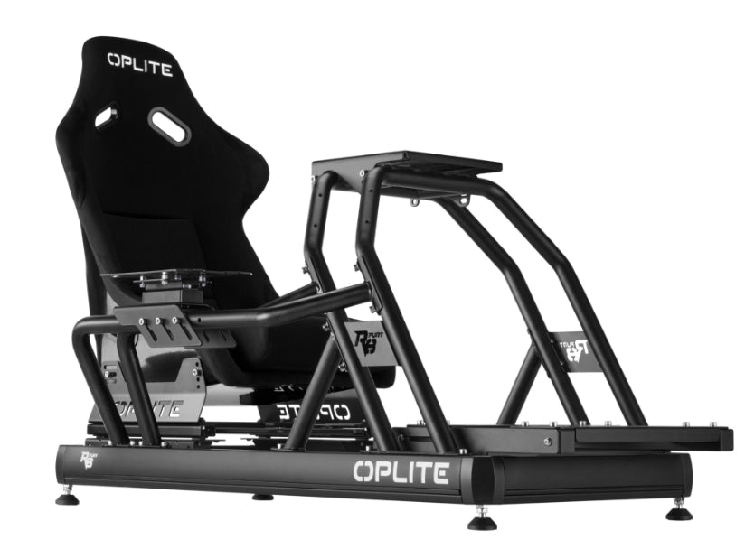 Oplite 101266 – Höhenverstellbarer Tisch, 89,5 × 22 cm, Stahl, Schwarz, für R8 FURY Chassis/Cockpit