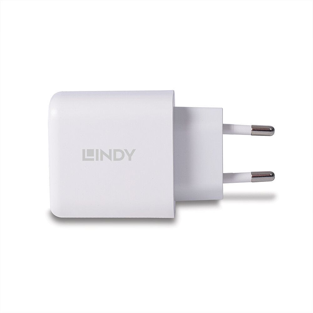 Lindy Ladegerät – 30 W, 1× USB-A + 1× USB-C