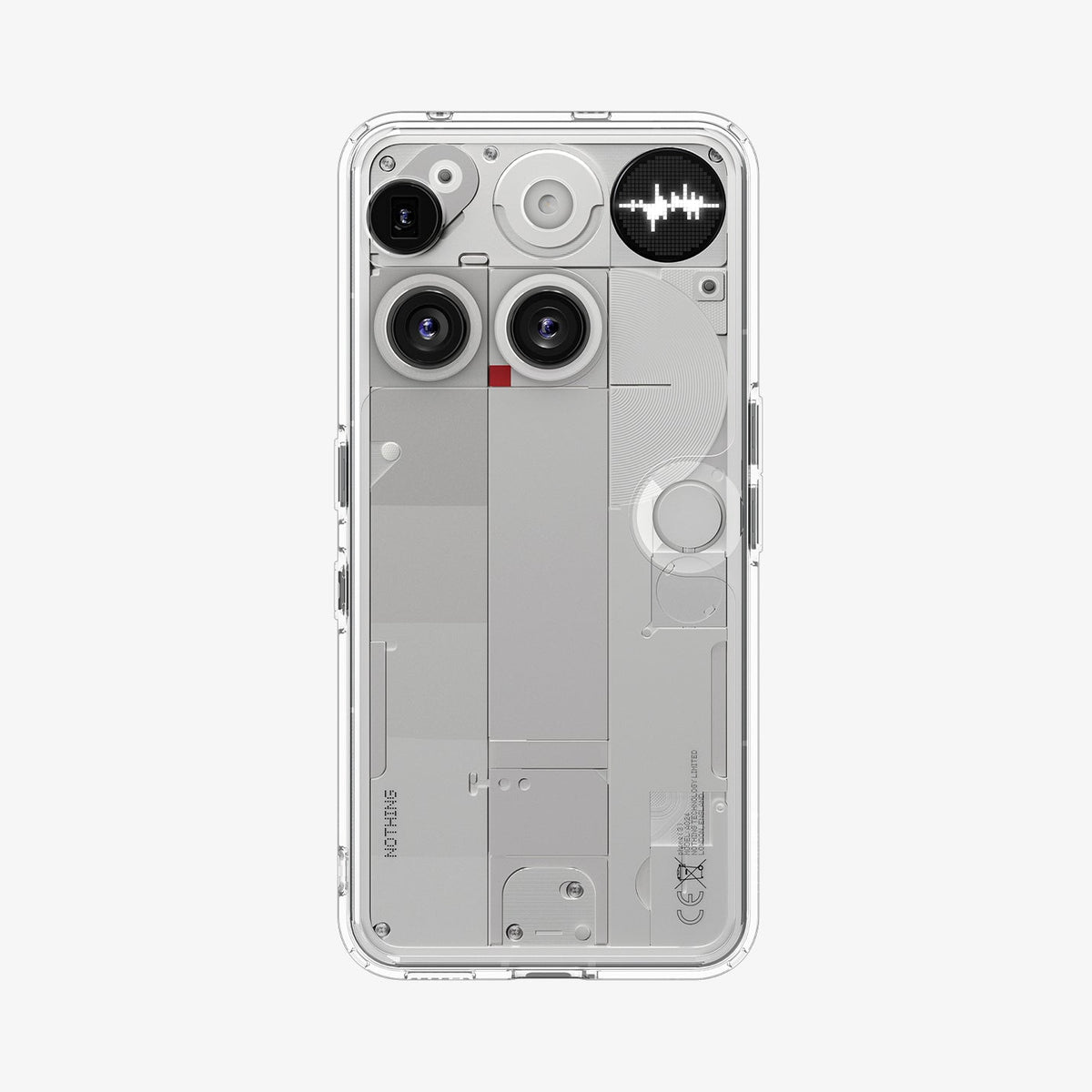 Spigen Backcover – für Nothing Phone 3, PC+TPU, Transparent, bis 1,2 m Sturzsicher