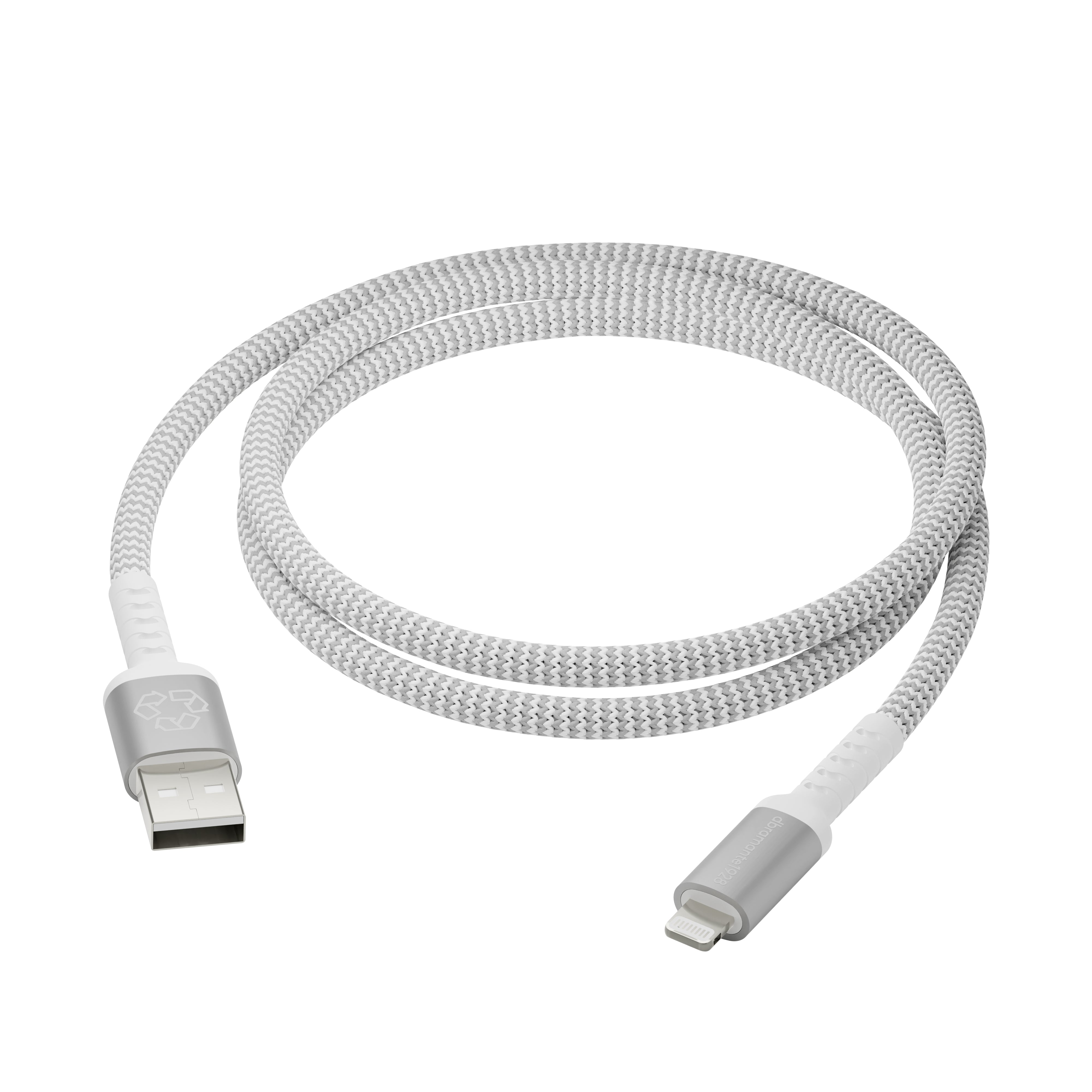 dbramante1928 USB-C–Lightning Datenkabel – 1,2 m, USB 2.0, Weiss