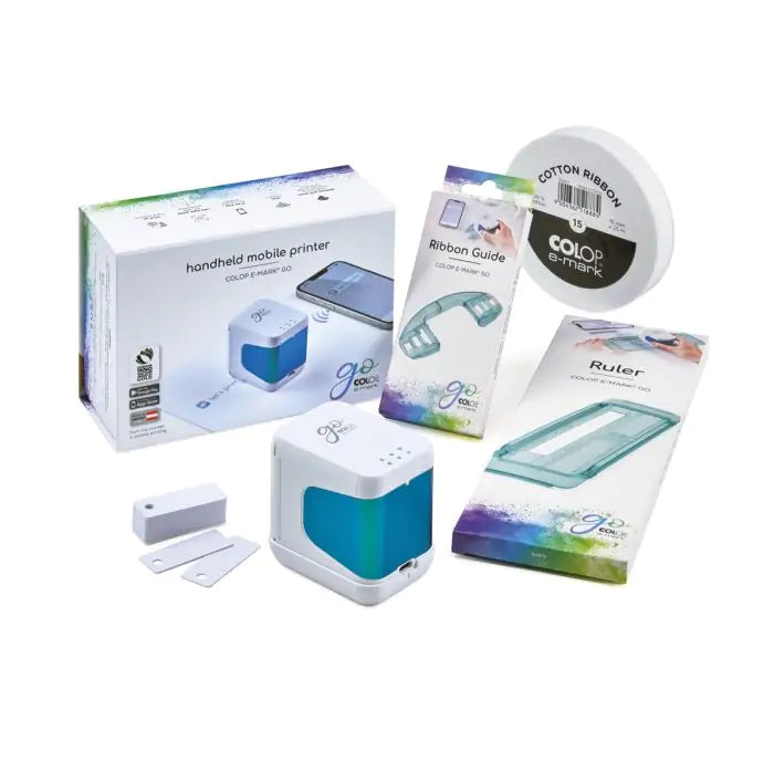 Colop e-mark GO – Mobiler Handdrucker, Tintenstrahl, Akkubetrieb, WLAN, für Etiketten