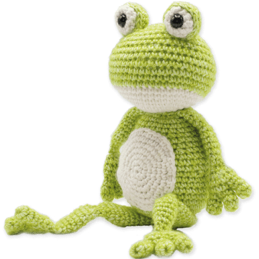 Hardicraft Häkelset Frosch Vinny – 30 cm, Mehrfarbig