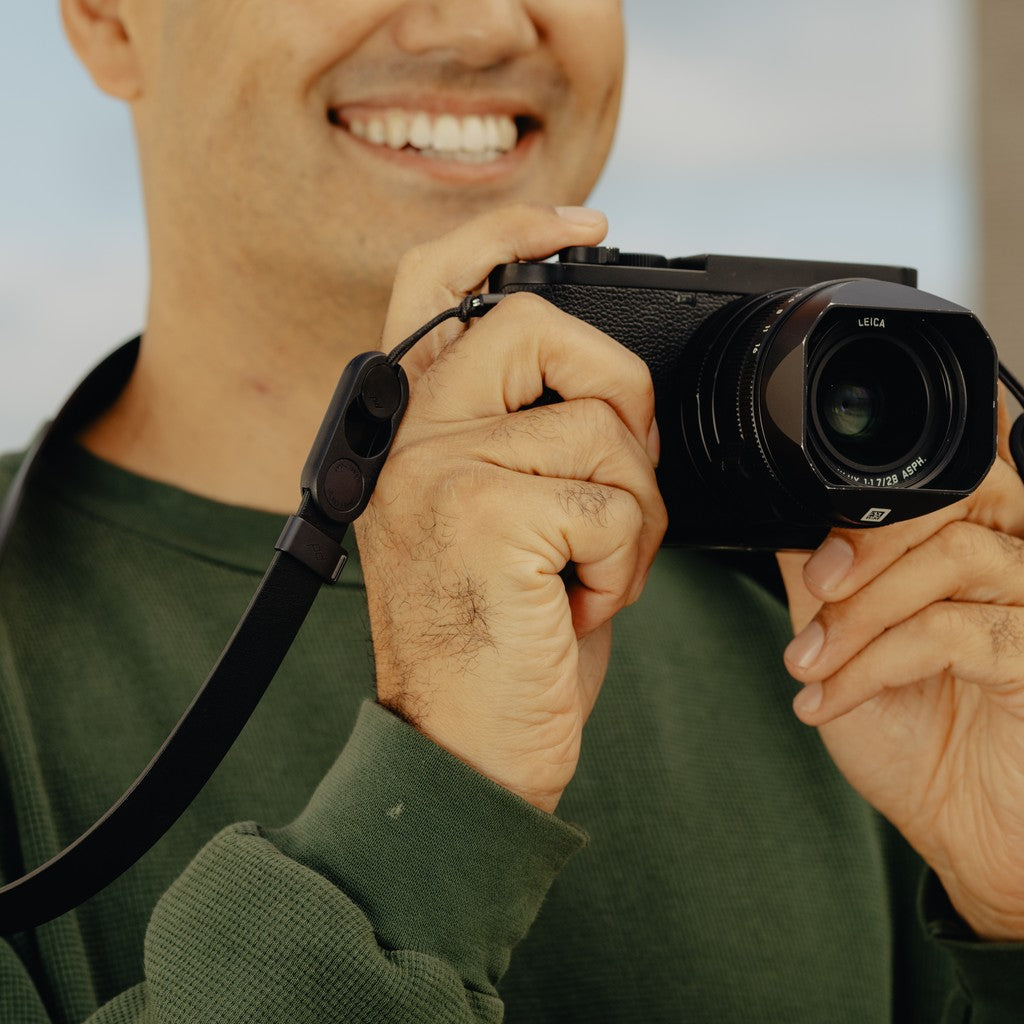 Peak Design Kameragurt – Leder, 134 cm, 16,5 mm – für Digitalkamera – Schwarz