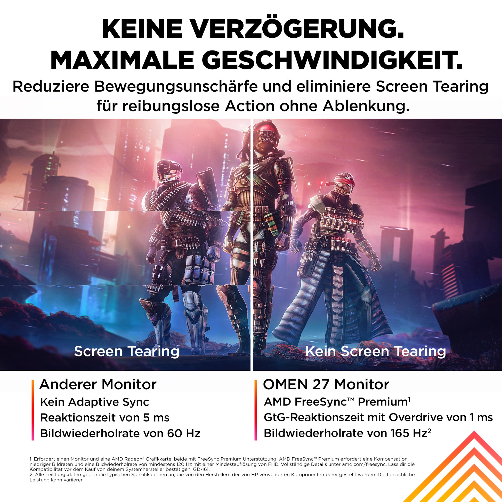 HP OMEN 27 – Monitor, 27" 1920 × 1080 (Full HD), Schwarz