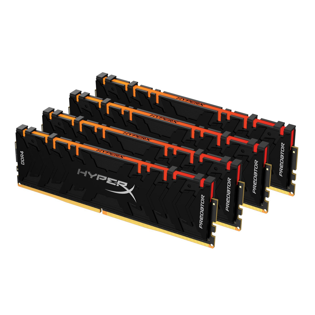 Kingston Technology HyperX Predator HX430C15PB3AK4/32 – 32 GB DDR4 3000 MHz CL15, 4×8 GB, 288-Pin DIMM, XMP, RGB