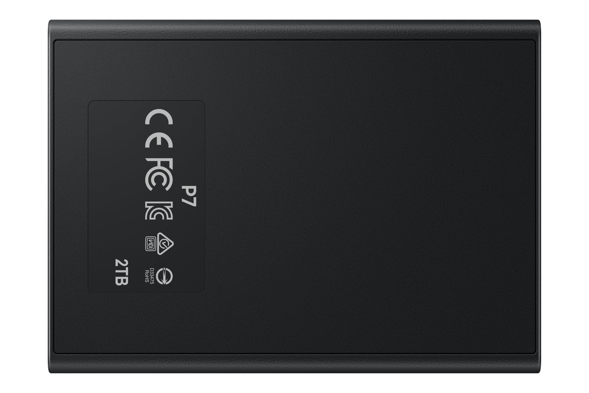 Samsung P7 – 2 TB Portable SSD, USB4 Gen 3x2 (USB-C), 4'000 MB/s lesen, 3'800 MB/s schreiben