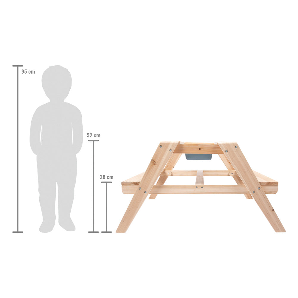 Small foot Werkbank – 84 × 94 × 52 cm – ab 2 Jahren – Holz, Kunststoff