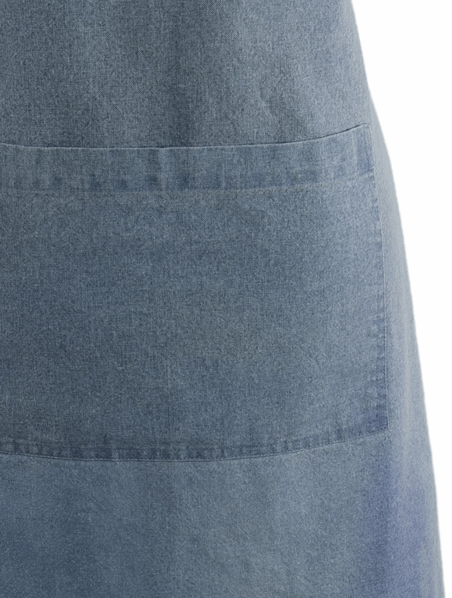 Tiseco Kochschürze – L: 85 cm, Baumwolle, Blau