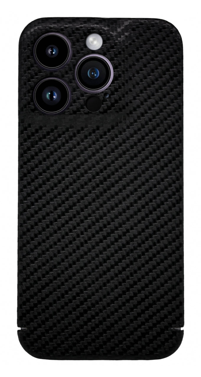 Nevox – Backcover Carbon Series – für Apple iPhone 17 Pro – schwarz – Aramidfasern – MagSafe-kompatibel