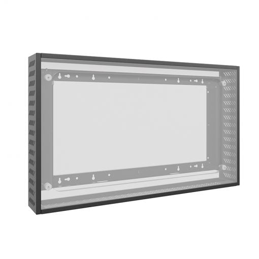 Hagor 5872 Rahmen – wetterresistent, 1'084×670×159 mm – für LG 49XE4F – Schwarz