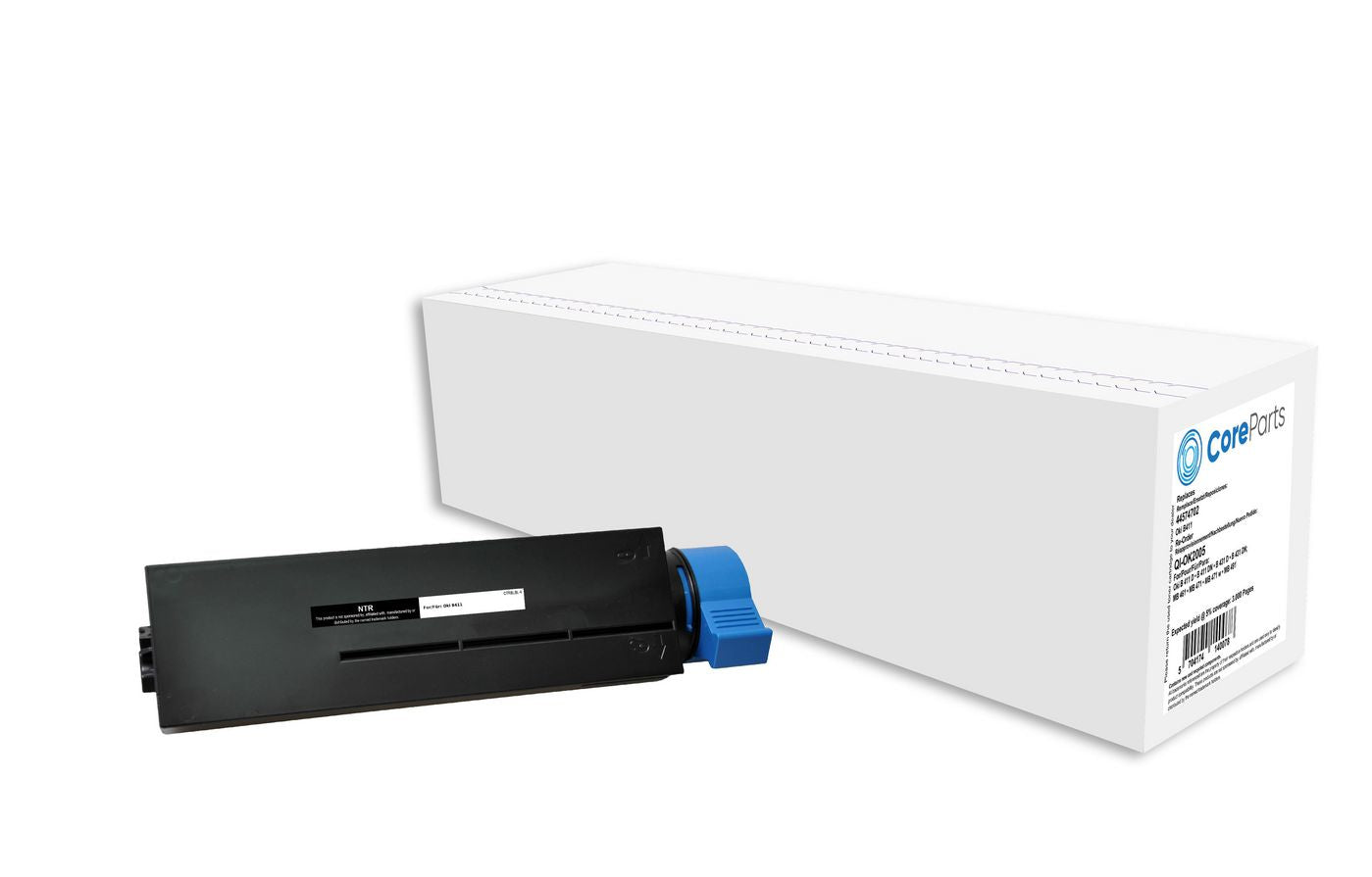 CoreParts 44574702 Cyan Toner – Kompatibel – 3'000 Seiten – für OKI B411