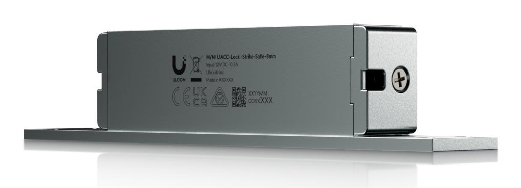Ubiquiti UACC Lock Strike Safe 8mm – 12 V, Edelstahl/Zink, für UA Hub Tür, EAH-8, UA Hub Tür Mini
