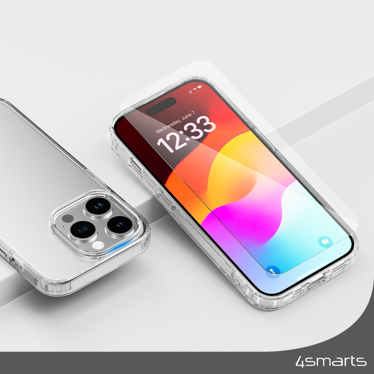 4smarts Backcover – für Apple iPhone 15 Plus, TPU, Transparent