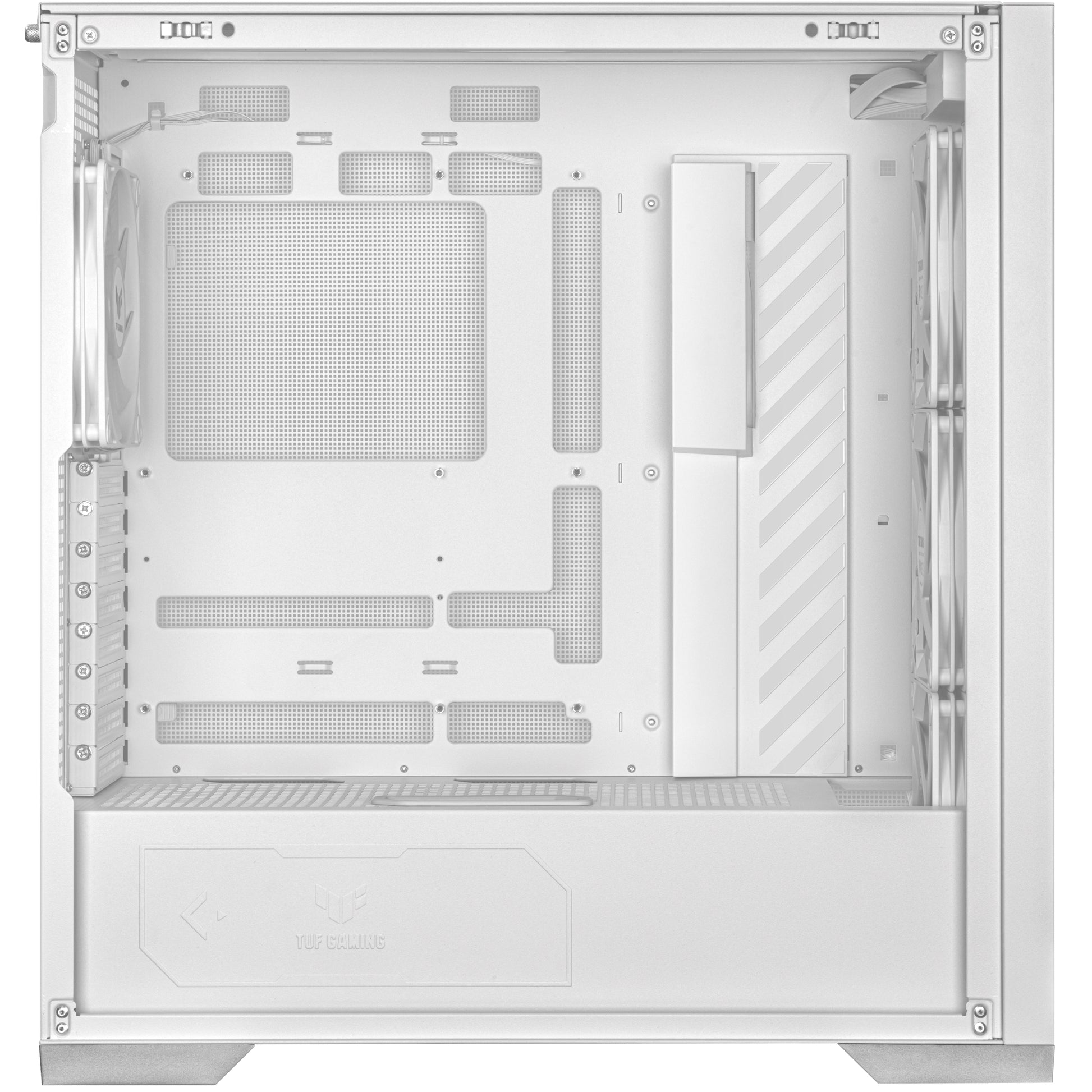 ASUS TUF Gaming GT302 ARGB – PC-Gehäuse – Weiss, EATX/ATX/mATX/Mini-ITX, 3×140 mm Front, Seitenfenster