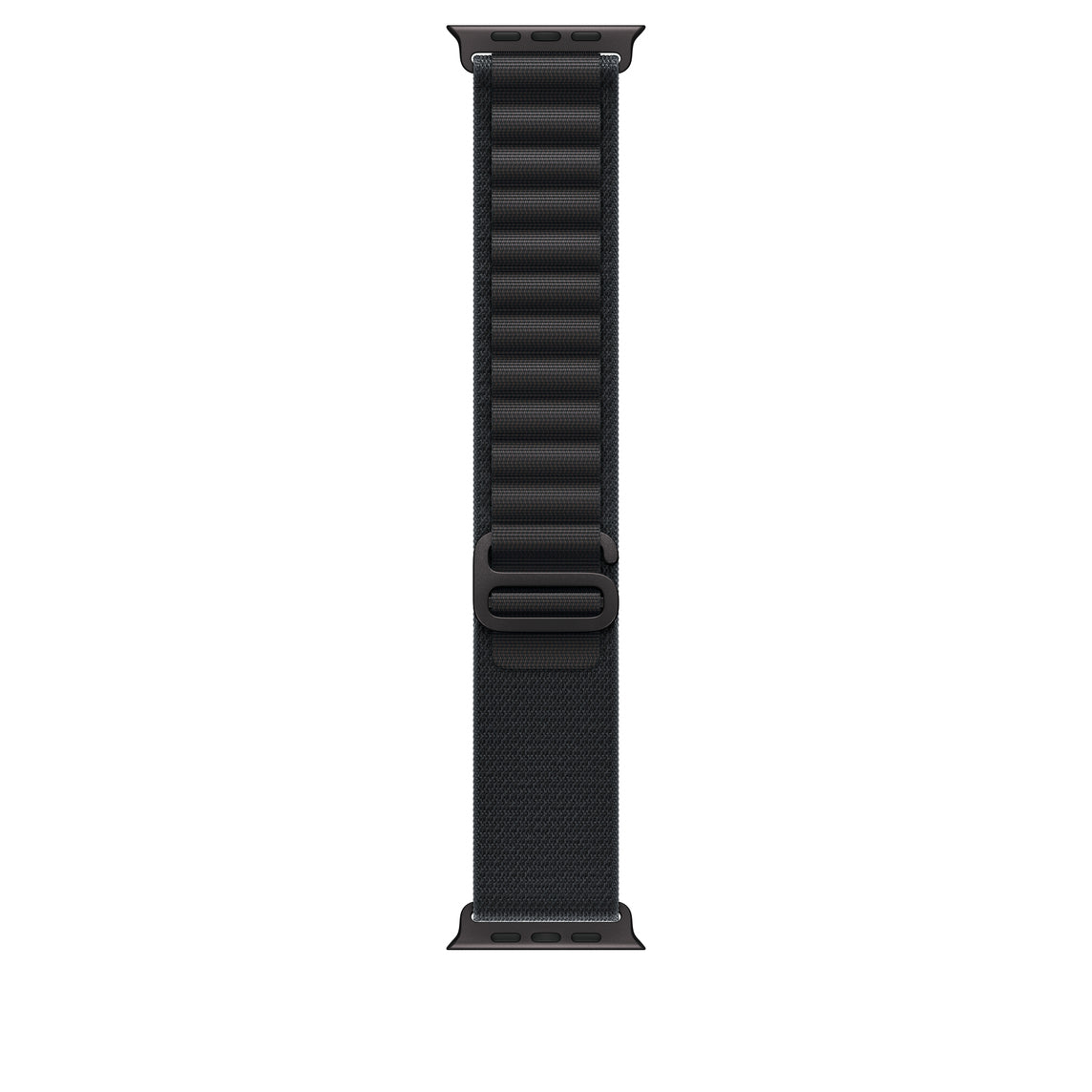 Apple Alpine Loop – Titan, Schwarz, M, für Apple Watch
