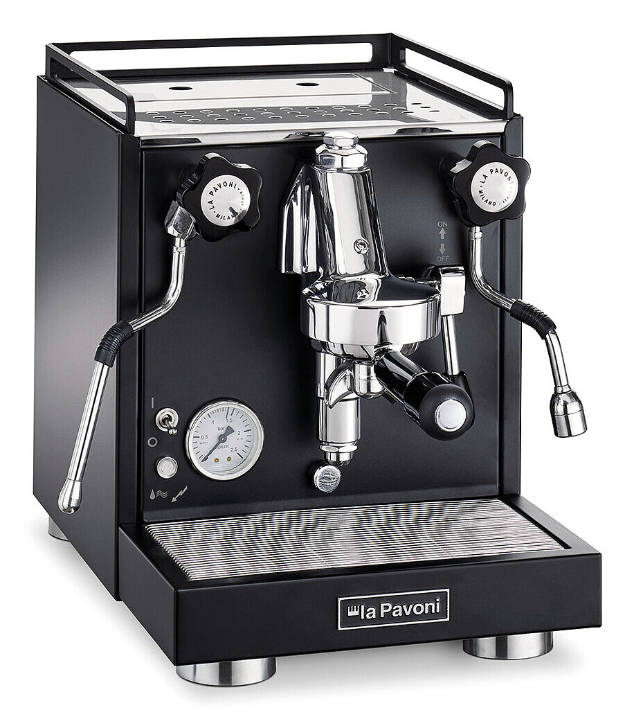 La Pavoni LPSCCB01EU Espressomaschine (Siebträger) – 15 bar, 2,9 l, Milchaufschäumer, 29,5 × 37 × 43 cm
