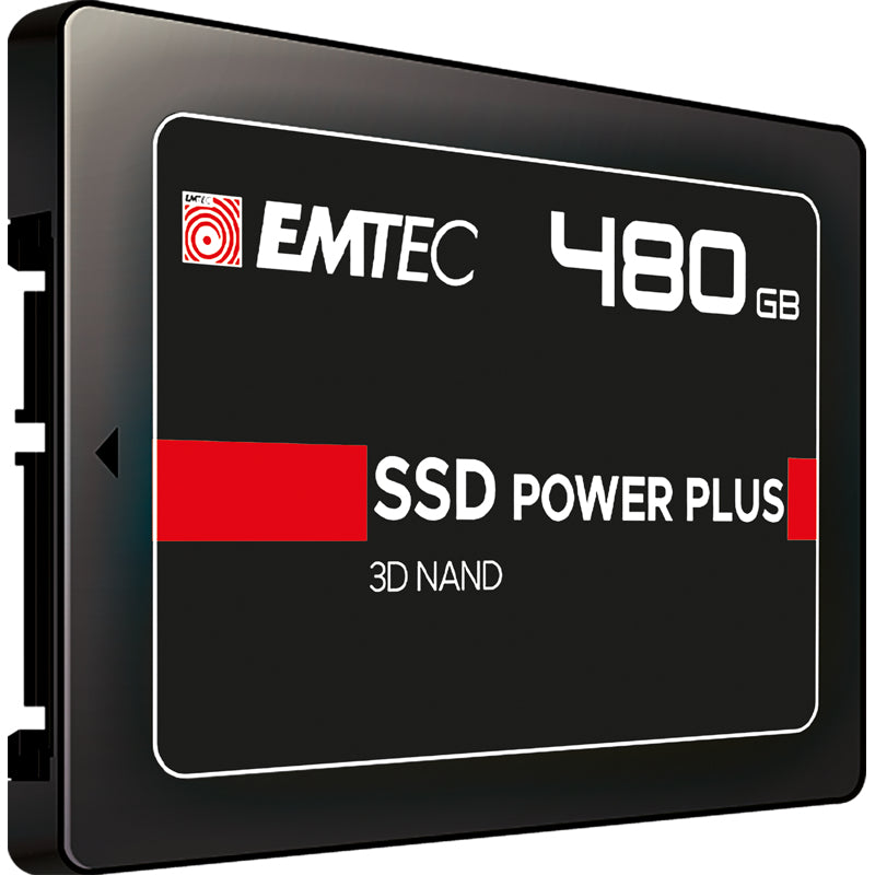 Emtec X150 Intern (ECSSD480GX150) – 480 GB, 2,5" SATA III, 520/500 MB/s, für PC