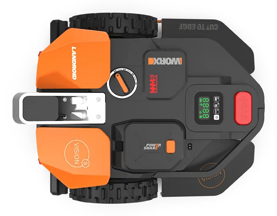 WORX Landroid Vision WR202E S250 Rasenmähroboter – 20 V – 2 Ah & Ladegerät – Schnittbreite 18 cm – 250 m²