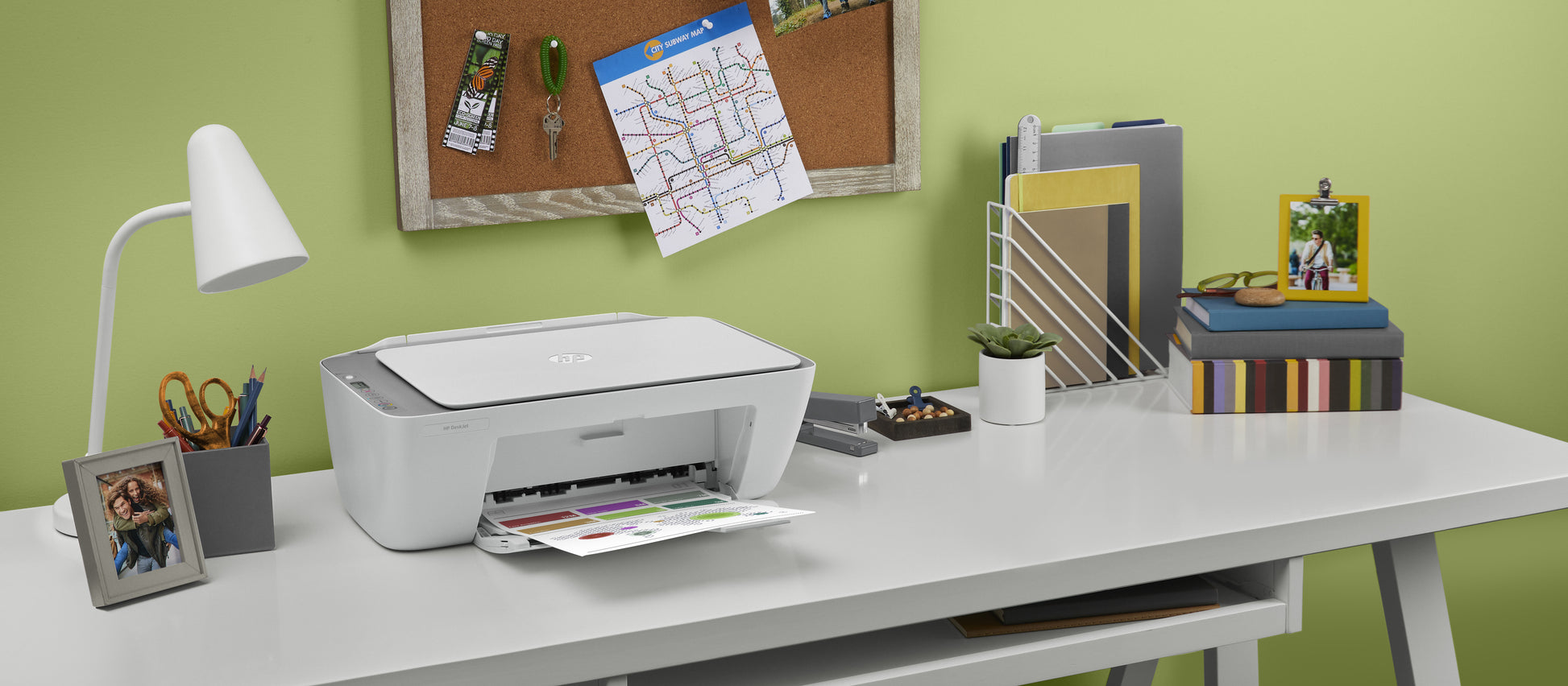 HP DESKJET 2721 ALL IN ONE – Farbtintenstrahl-Multifunktionsdrucker, A4, 3-in-1, Duplex, WLAN, AirPrint