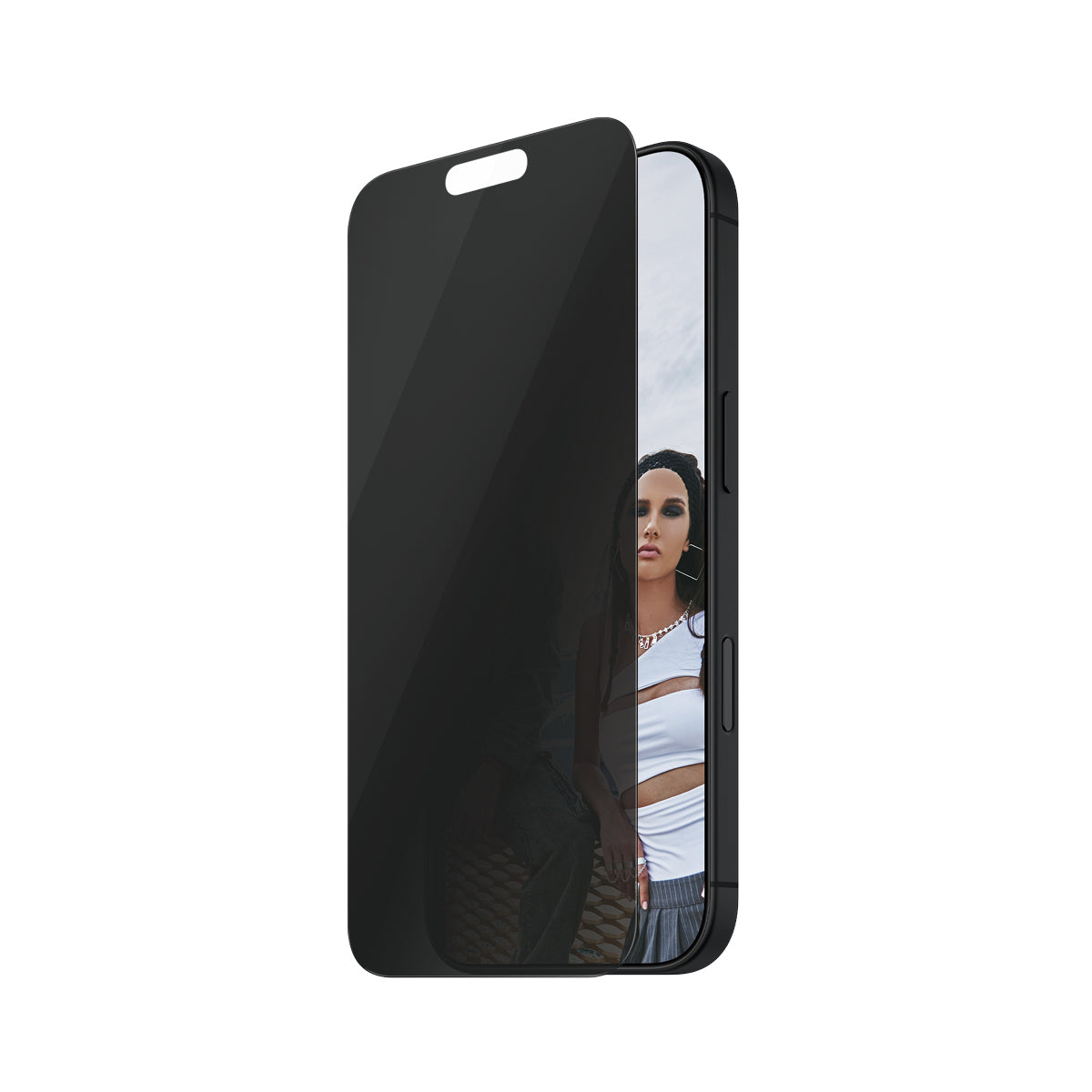 PanzerGlass SAFE. – Privacy-Filter (Panzerglas), Ultra-Wide Fit – für iPhone 16 Pro Max – mit Applikator