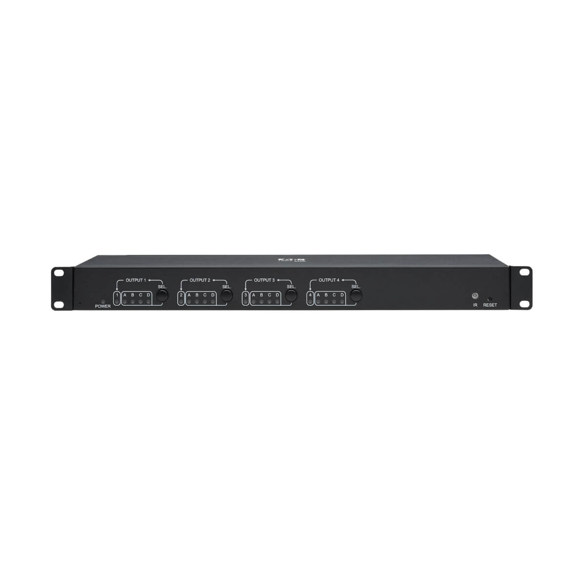 Tripp Lite B127A-4X4-BH4PH – HDMI Matrix, über Cat6, 4×4, 4K@60 Hz, 70 m, HDR, 4:4:4, PoC, HDCP 2.2, Schwarz