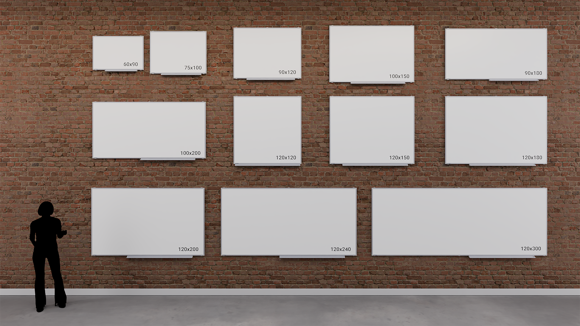 Legamaster Professionelles Whiteboard – Emaille, magnetisch – 200 × 120 cm