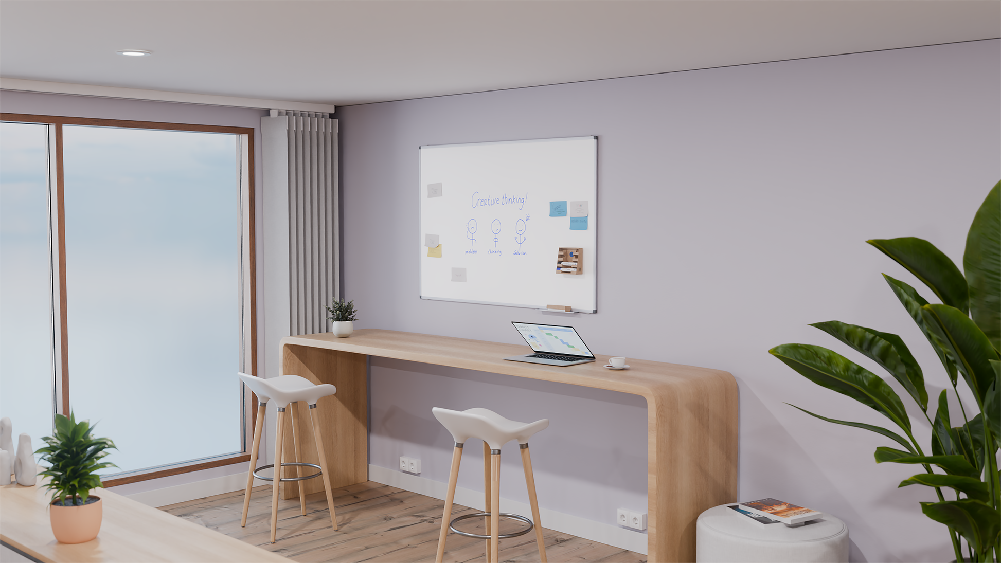 Legamaster PREMIUM Whiteboard – Stahl, magnetisch – 200 × 120 cm