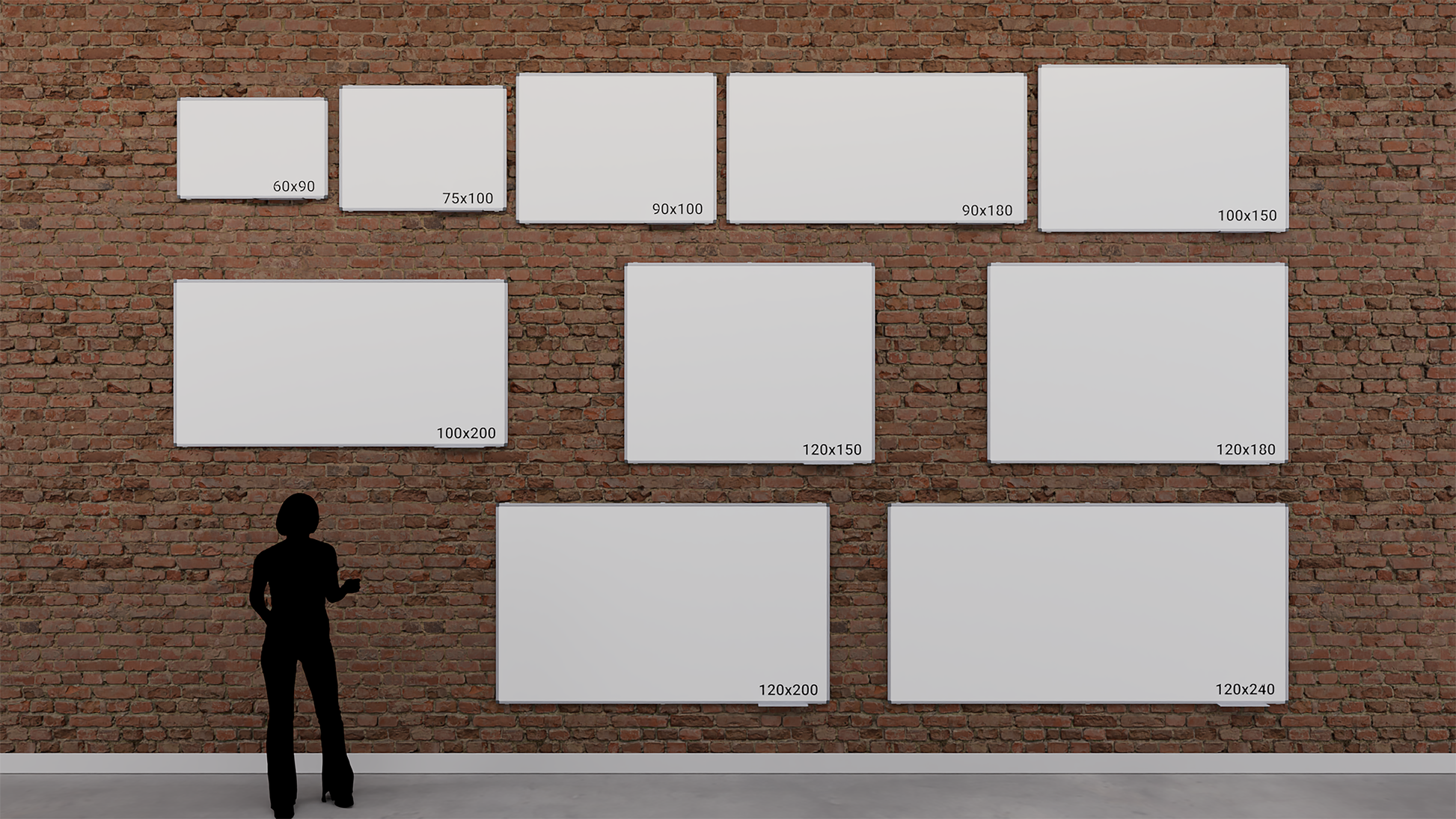 Legamaster Premium Whiteboard – Stahl, magnetisch – 150 × 120 cm