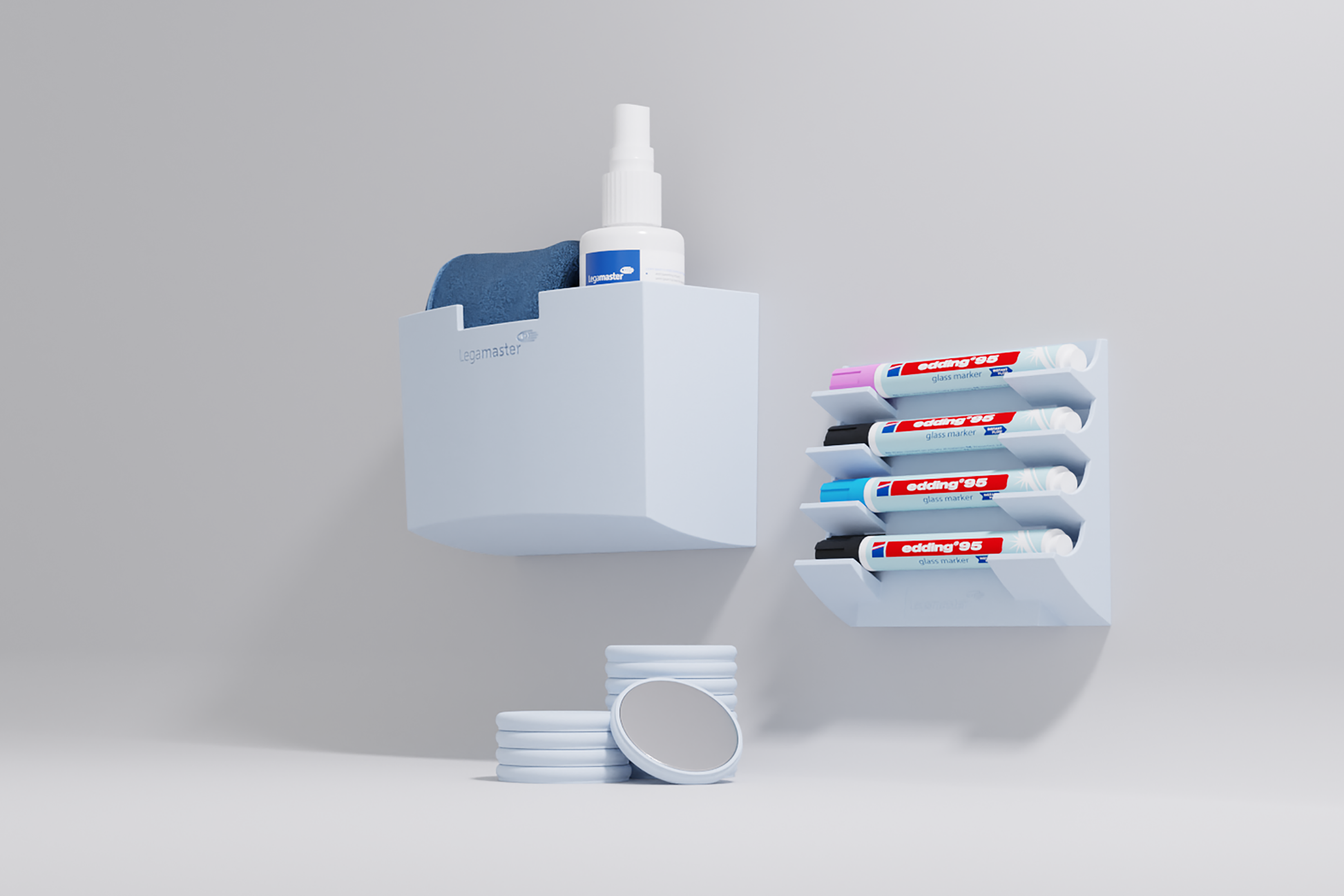 Legamaster Starter-Kit, inkl. Magnete, 5-teilig – für Whiteboards