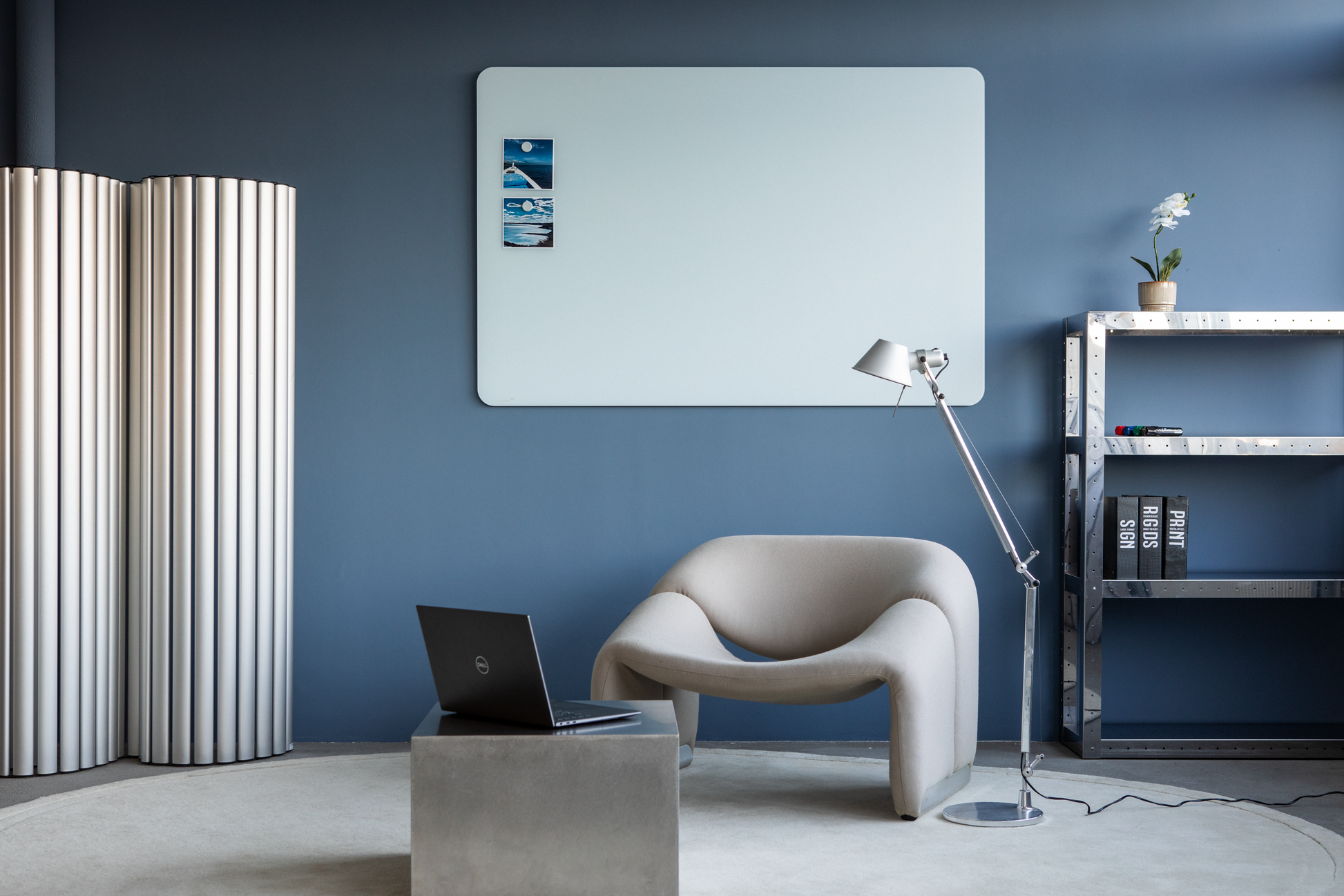 Legamaster Whiteboard – 150 × 100 cm, Glas, magnetisch, Wandmontage, inkl. Magnete, Montagesatz, Marker