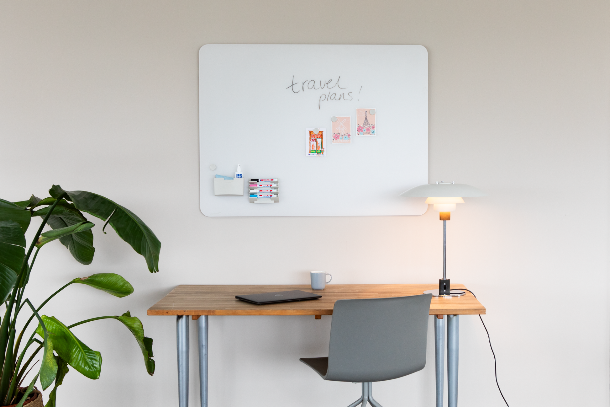 Legamaster Whiteboard – 150 × 100 cm, Glas, magnetisch, Wandmontage, inkl. Magnete, Marker