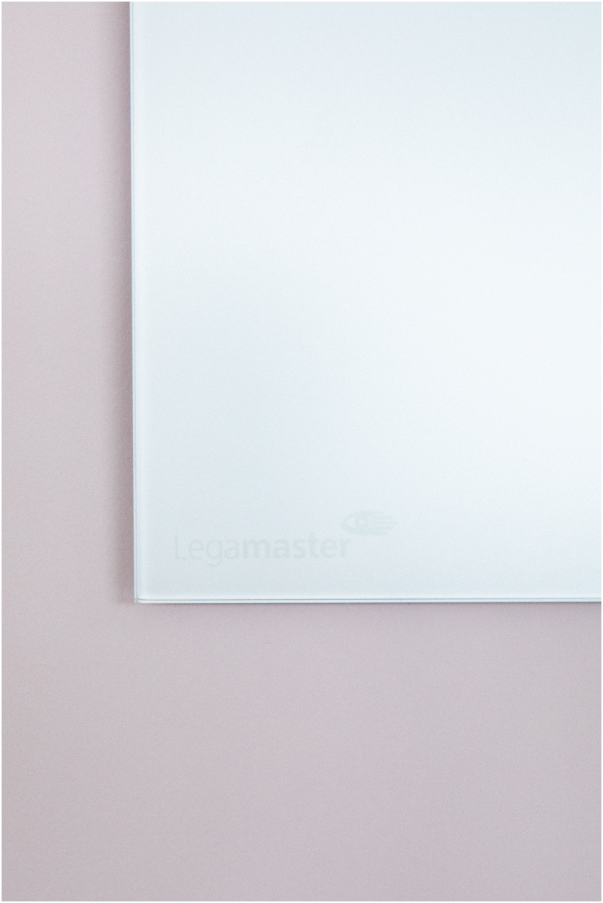 Legamaster Whiteboard – 150 × 100 cm, Glas (matt), magnetisch, Wandmontage, inkl. 2 Magnete