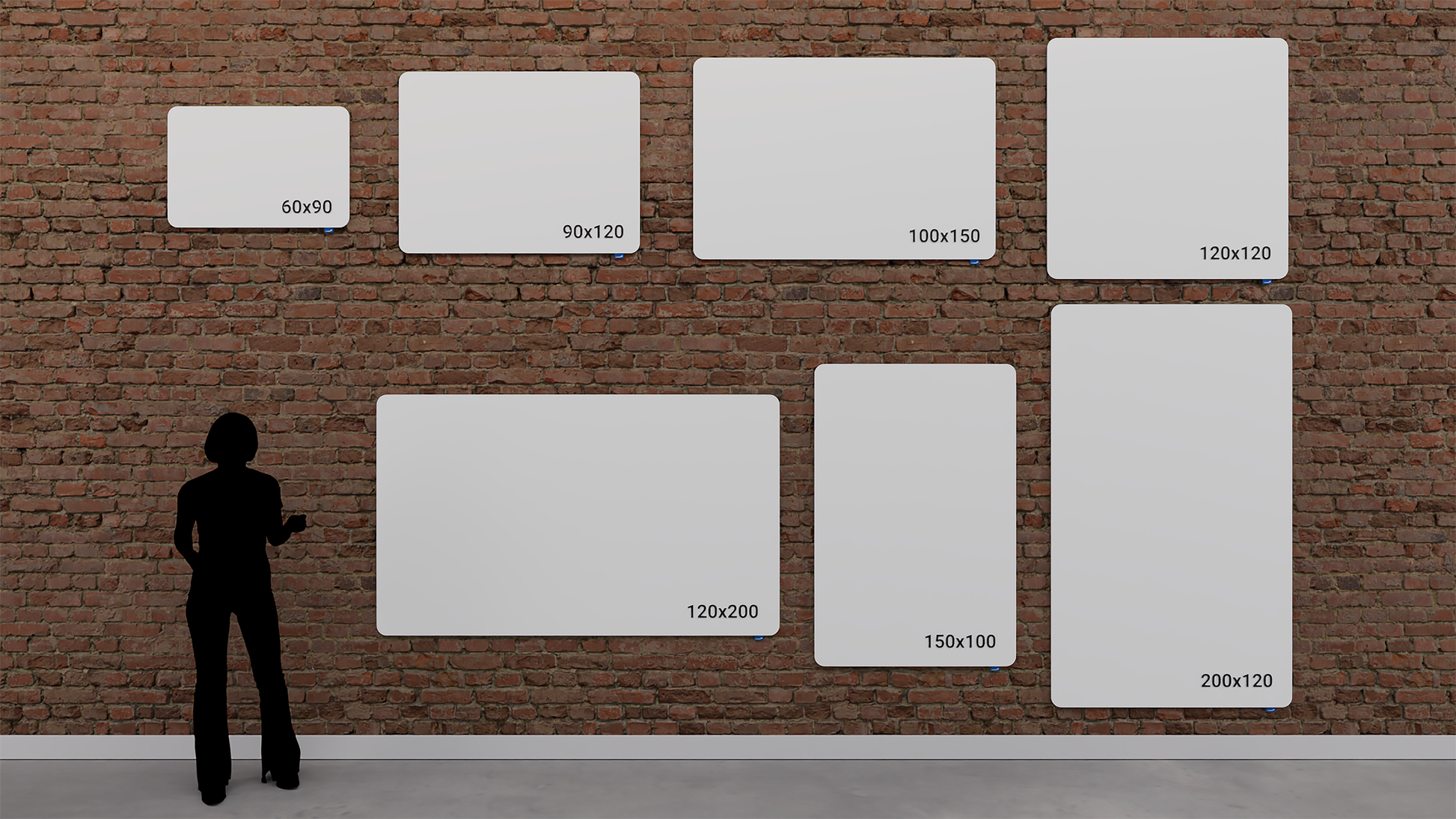 Legamaster Essence Whiteboard – Emaille, magnetisch, rahmenlos – 120 × 90 cm