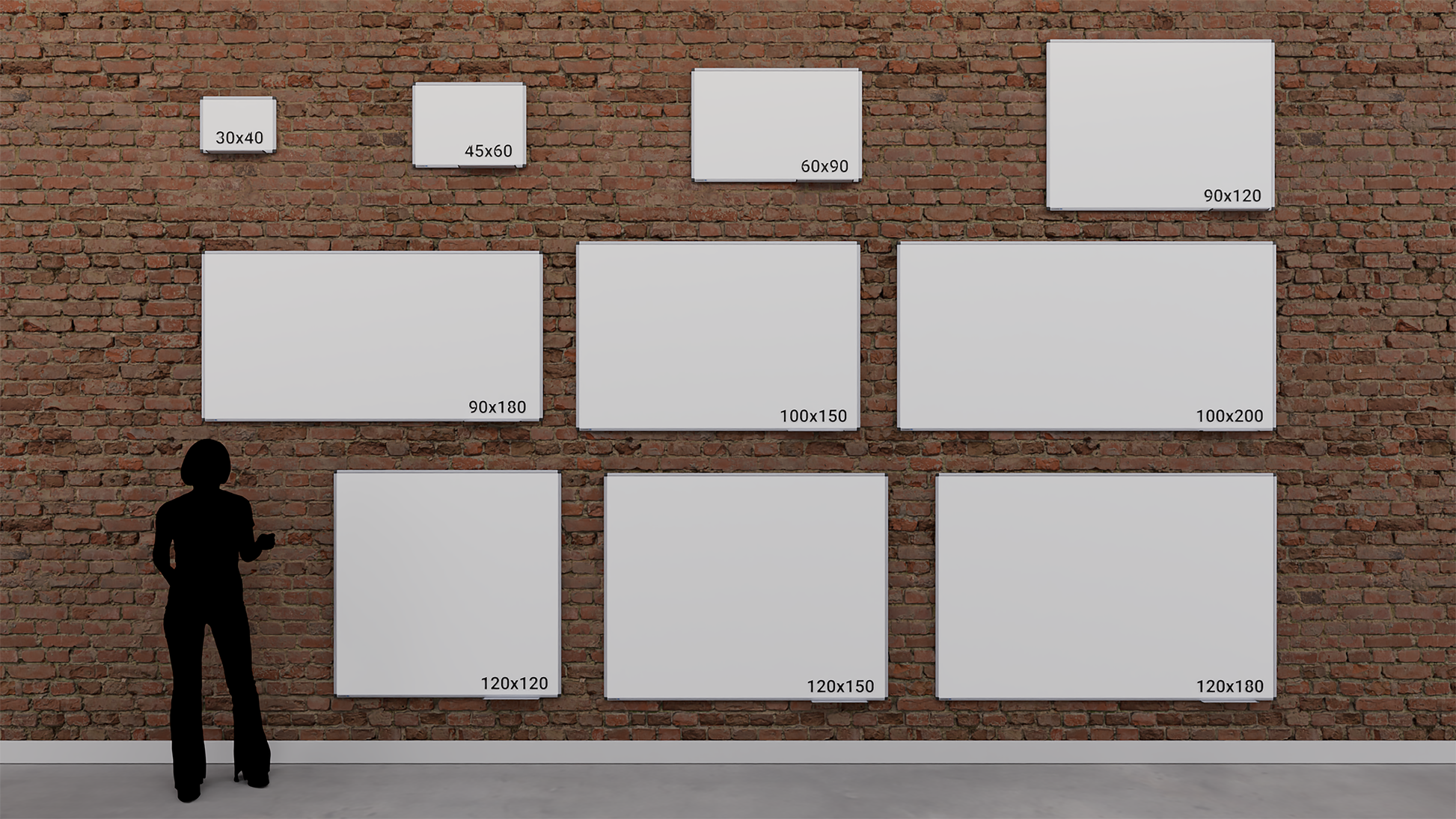 Legamaster Unite Whiteboard – Stahl, magnetisch – 60 × 45 cm