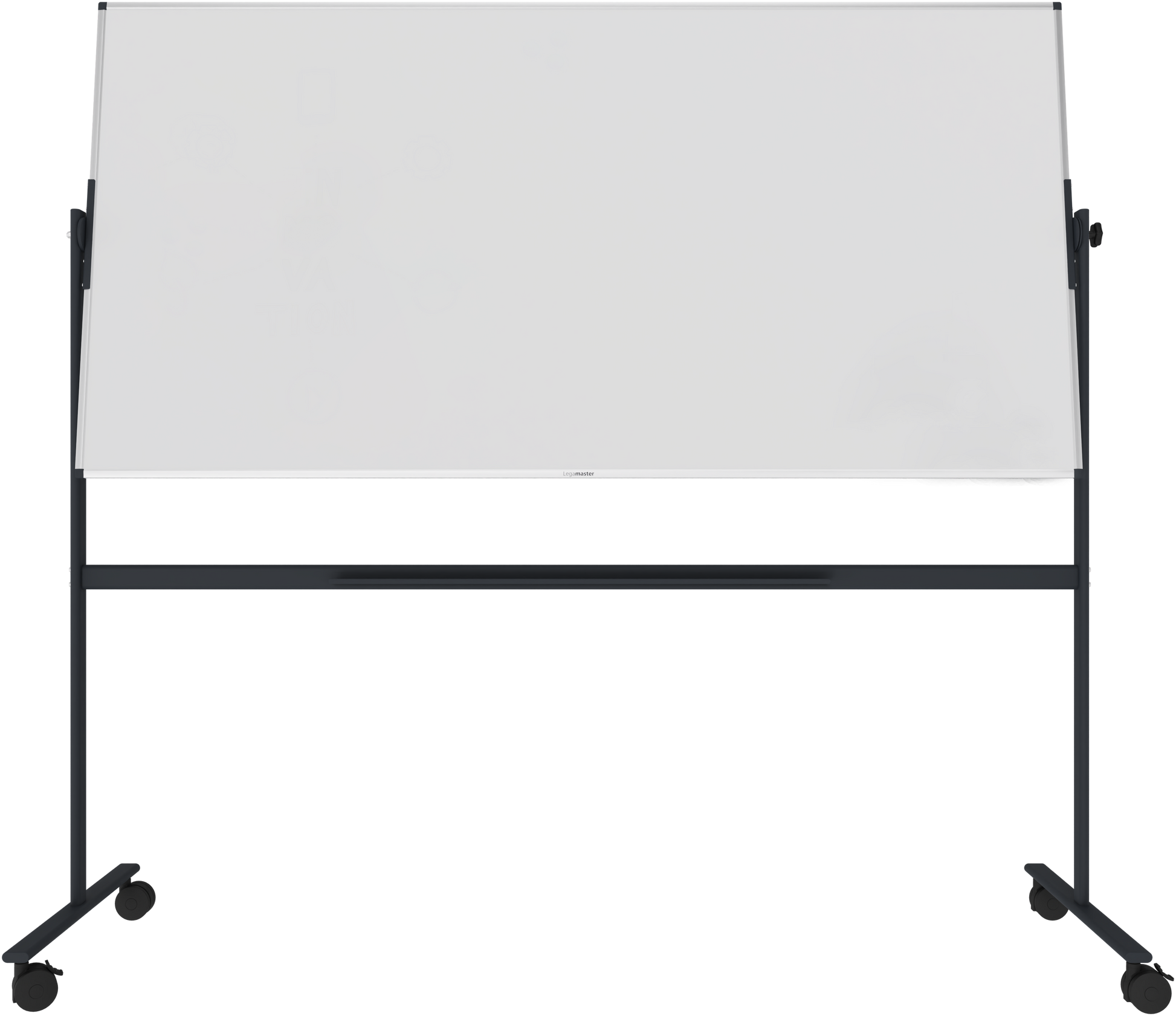 Legamaster UNITE Mobiles Whiteboard – Stahl, magnetisch, beidseitig, drehbar – 199,7 × 99,7 cm