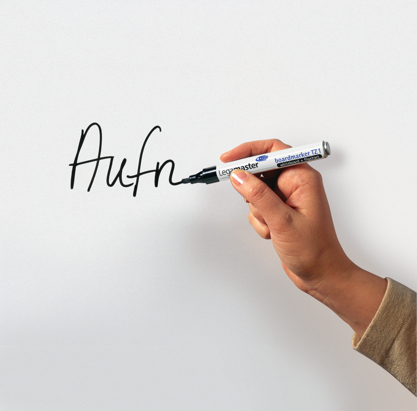 Legamaster Board-Marker TZ 1 – Rundspitze 1,5-3 mm – Schwarz – Trocken abwischbar