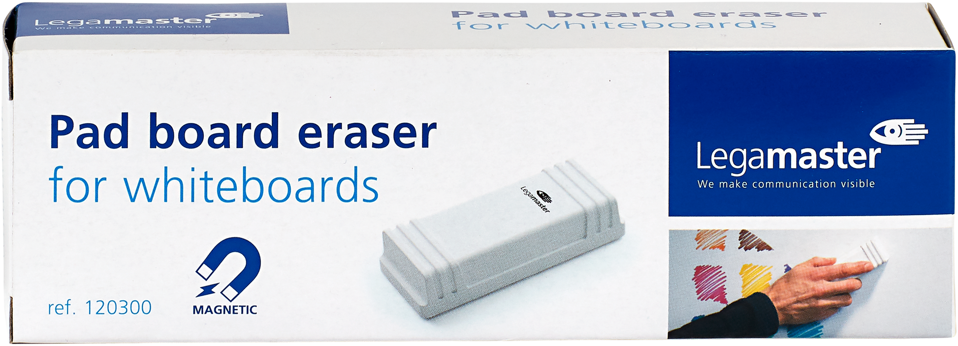 Legamaster Magnetischer Tafelwischer – 14 × 4,5 cm