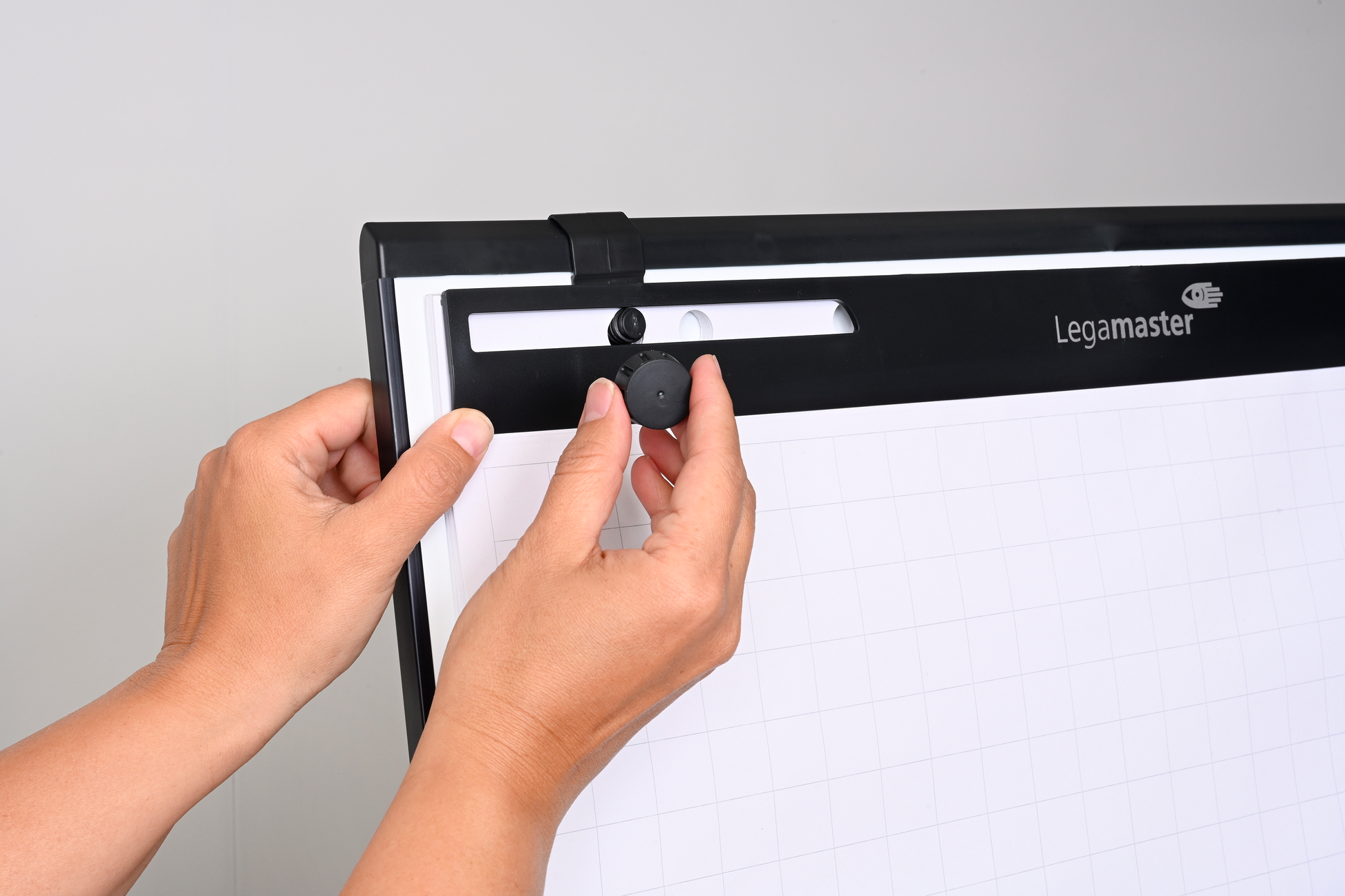 Legamaster Flipchart SKETCH EASY – 105 × 65 cm, schwarz, Stahl