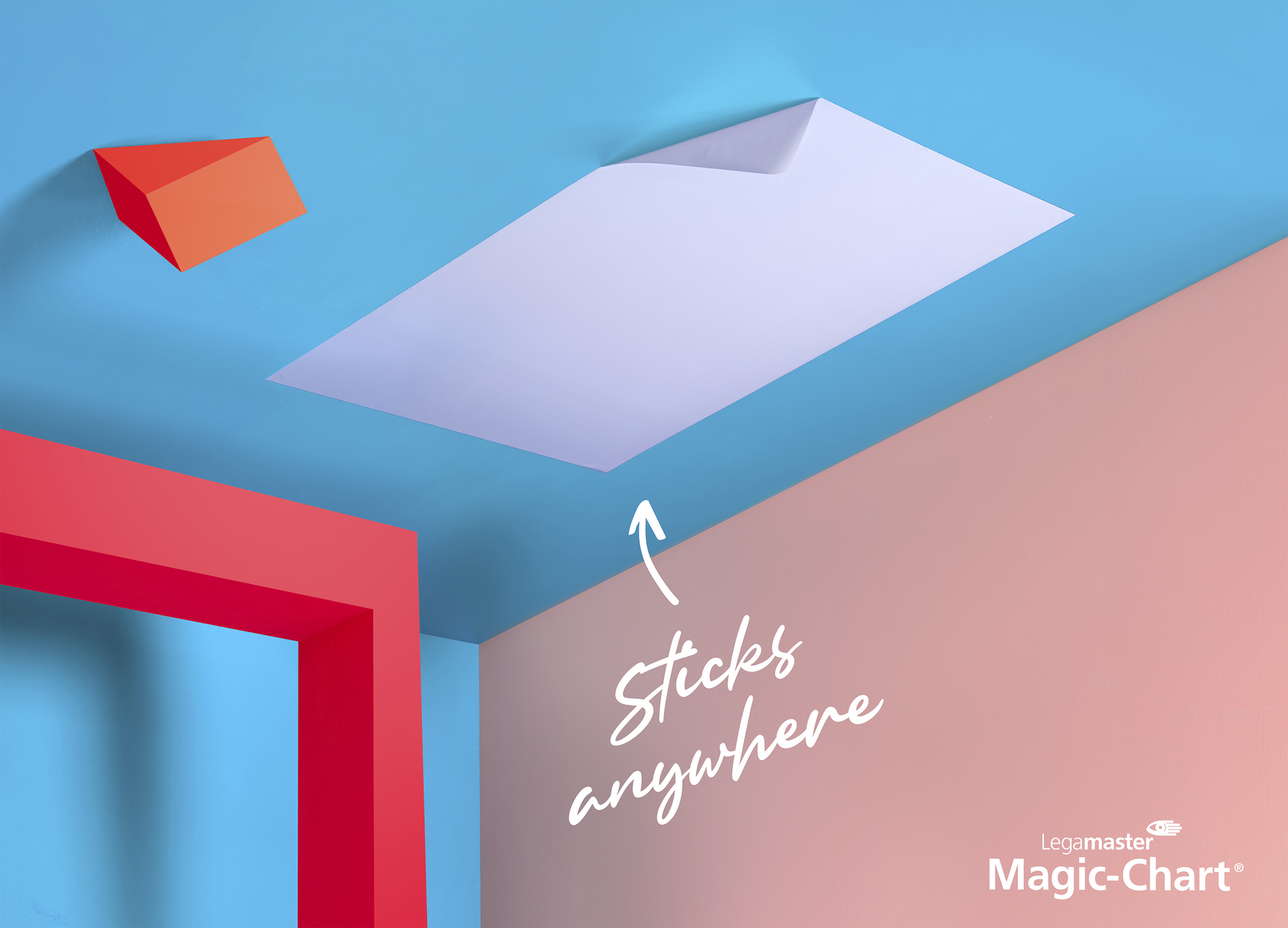 Legamaster MagicChart Flipchartfolie selbstklebend – A4, 25 Blatt