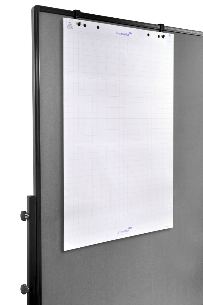 Legamaster Pinnwand – Filz, Alurahmen – 120 × 150 cm, Grau