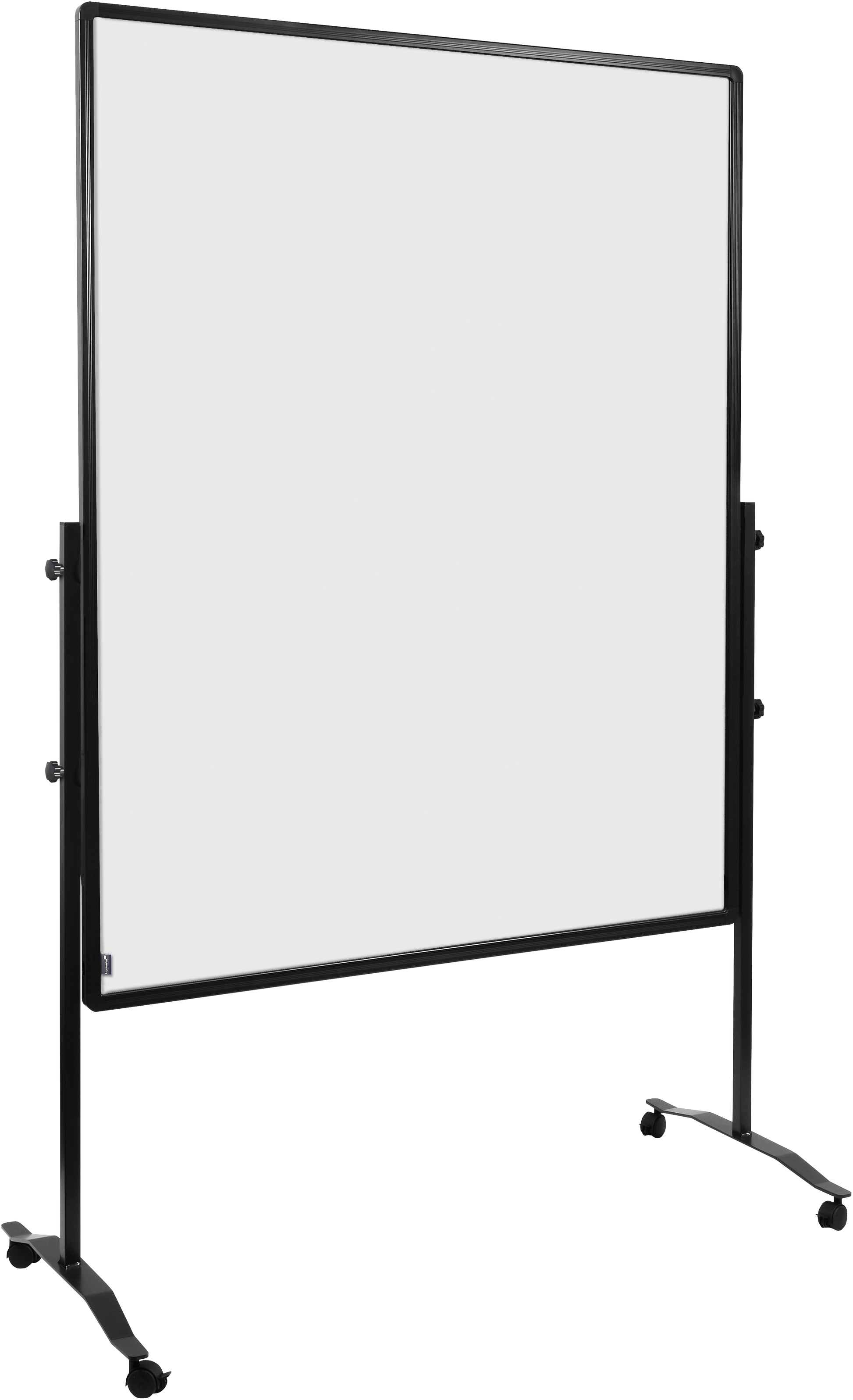 Legamaster Stellwand – 1'200 × 1'500 mm, Whiteboard-Oberfläche, Weiss, mit Rollen, doppelseitig